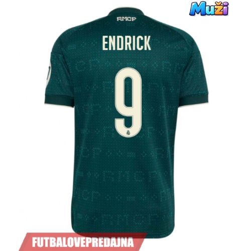 Lacne Muži Futbalové dres Real Madrid Endrick #9 2026-27 Krátky Rukáv - Preč